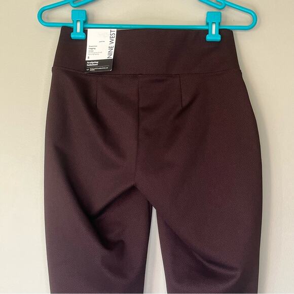 NWT! Nine West Leggings Plum Size Small - Picture 8 of 14